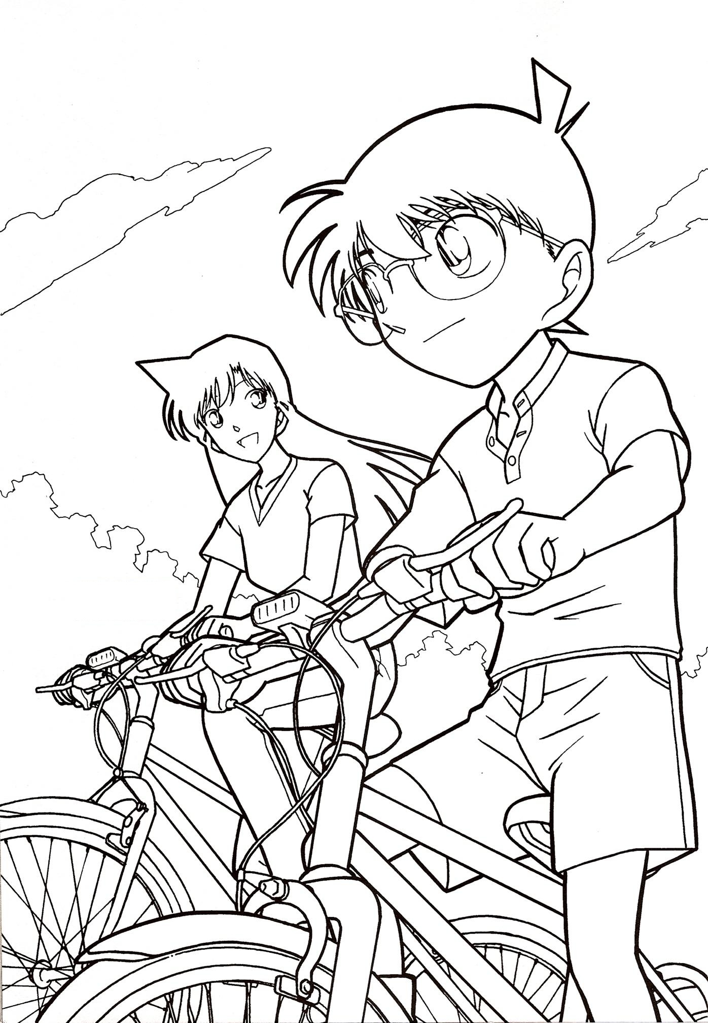 Coloring Manga Conan Trang 8 Coloring Manga Conan Trang 8