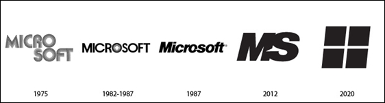 Logo Microsoft trong tương lai với thiết kế phẳng từ biểu tượng Windows