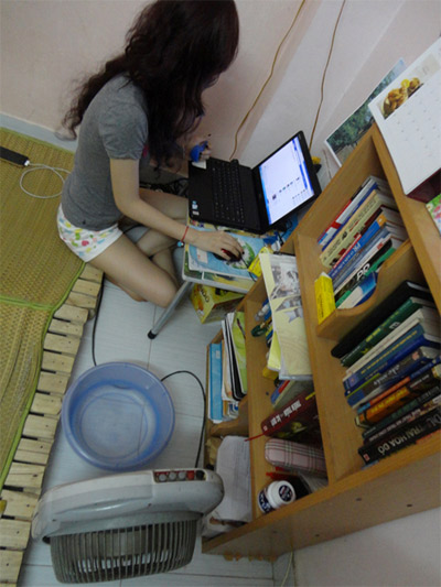 Trốn nóng kiểu sinh viên