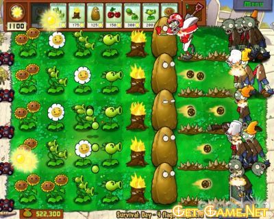 Choi Game Plants Vs Zombies - mensrip